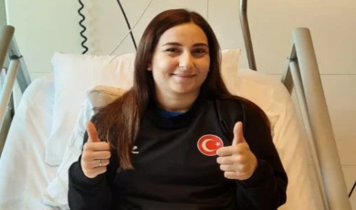 Milli hentbolcu Beyza, ön çapraz bağ ameliyatı oldu